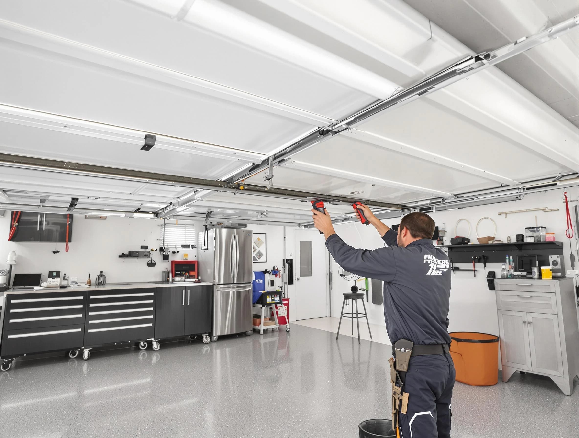 Overhead garage door repair service by Brook Highland Garage Door Repair in Brook Highland