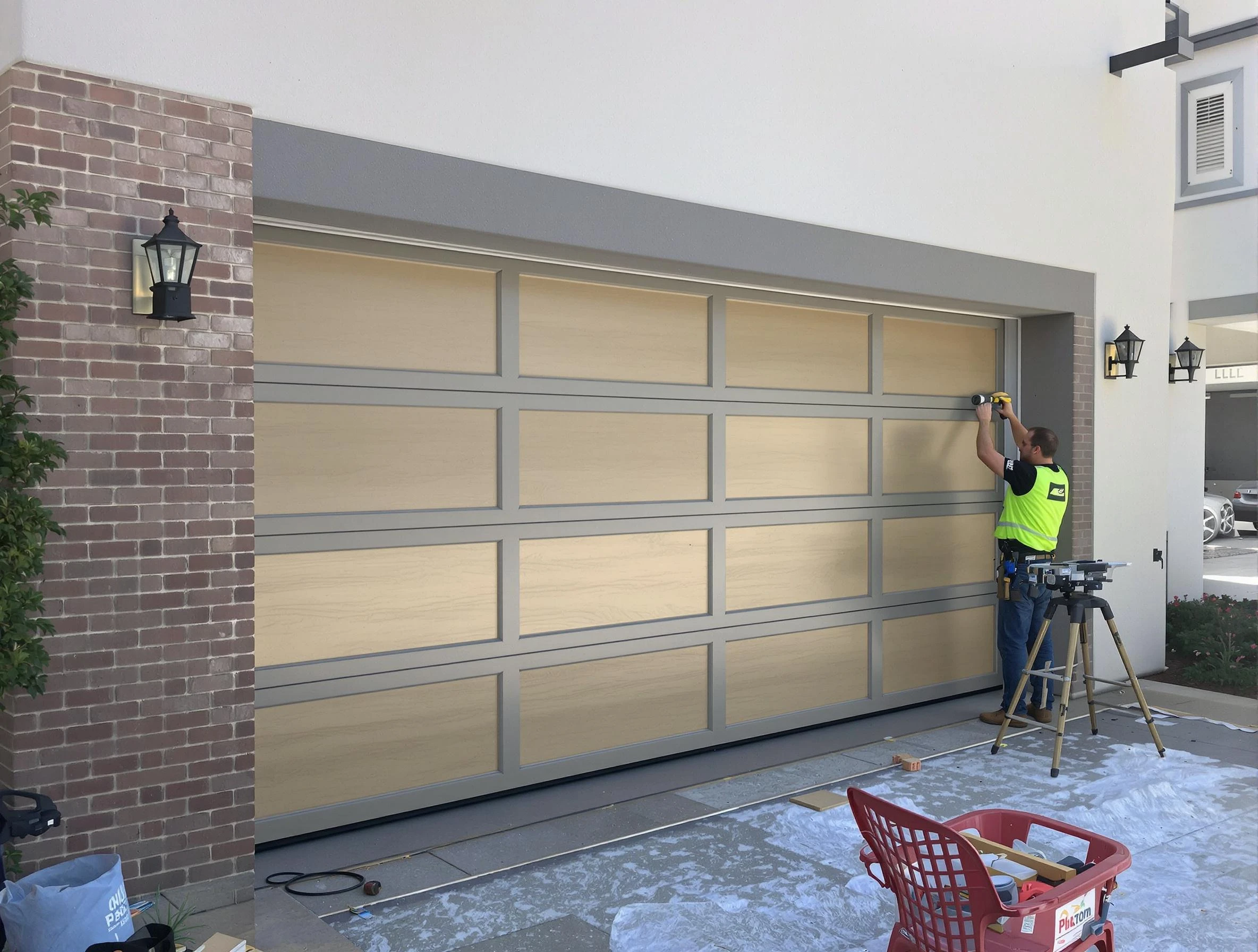 Garage door replacement service by Brook Highland Garage Door Repair in Brook Highland