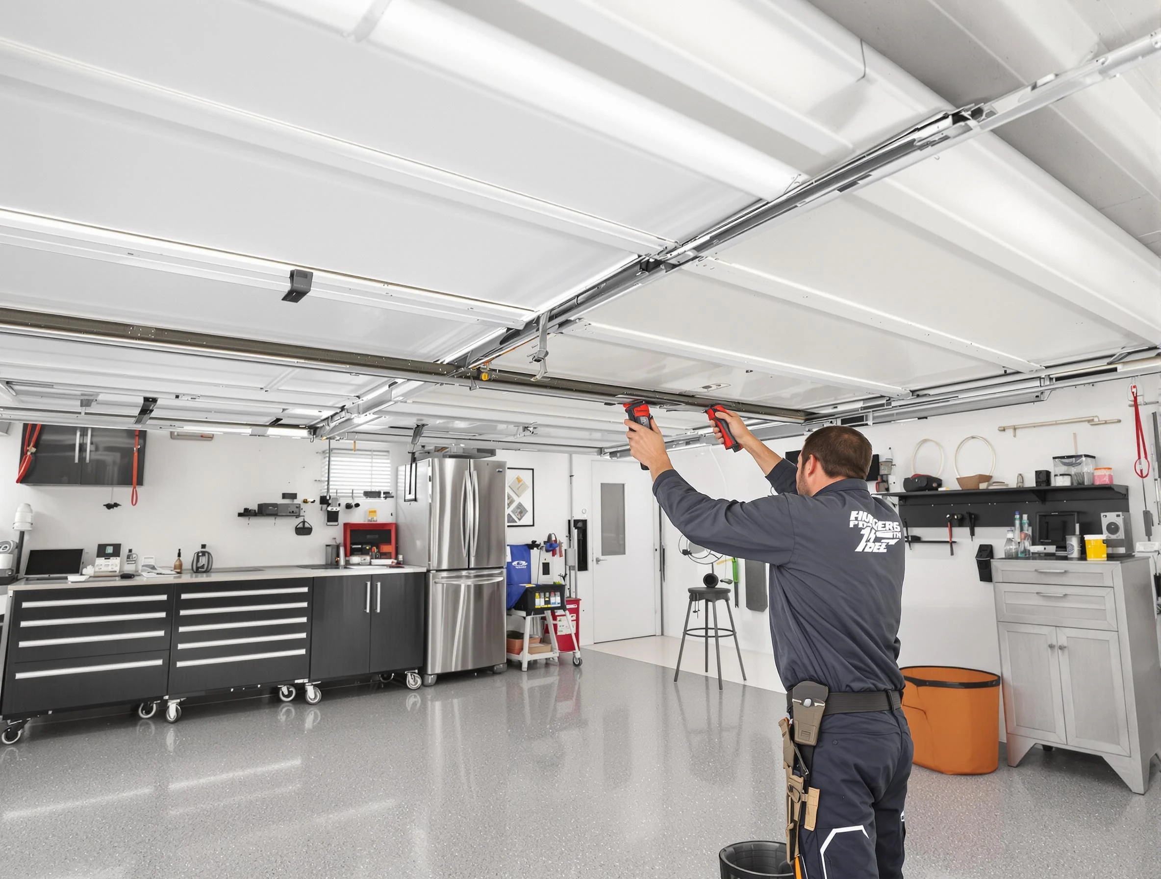 Overhead garage door repair service by Brook Highland Garage Door Repair in Brook Highland